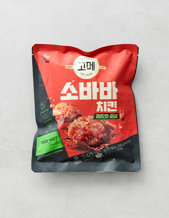 Gourmet 고메 소바바치킨 레드핫 순살 제품 이미지