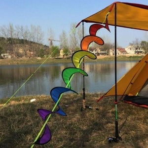 캠핑 스피너 장비 텐트장식 갬성 무지개 소품 야외 차박 바람개비 용품