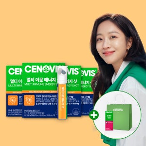 [신상품][슈퍼적립+1만P+텀블러] 세노비스 멀티 이뮨 에너지샷 트리플 부스터 rTG오메가3 함유 7개입, 4개