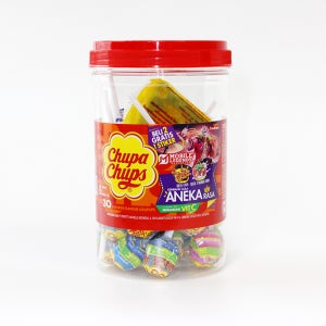 츄파춥스 레드 270g (9gx30개) 딸기맛 콜라맛 혼합 막대사탕