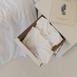 26ss 신생아 출산선물 임신출하선물 로이핀시리즈 수피마배내가운+손싸개+내의 세트