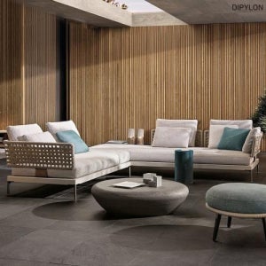 DIPYLON 야외소파 세트 방수 발코니 테라스 정원 호텔