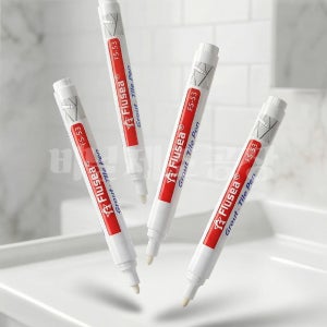 타일줄눈 보수제 욕실 화장실 금간 깨진 곰팡이 방지 셀프시공 욕조 벽 클리너 아이보리4개