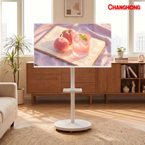 창홍 삼탠바이미 스마트TV 이동식 스탠드 삼텐 중소바이미 102cm(40인치), FHD 라이트, 화이트