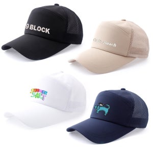 (컴퓨터 자수) 무지 메시캡 / 러닝모자 야구모자 메쉬캡 카페 주방 조리모 -이니셜 각인