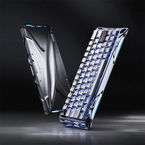 그라바스타 래피드트리거 자석축 키보드 60배열 V60 Pro 크롬실버, UFO 마그네틱 스위치