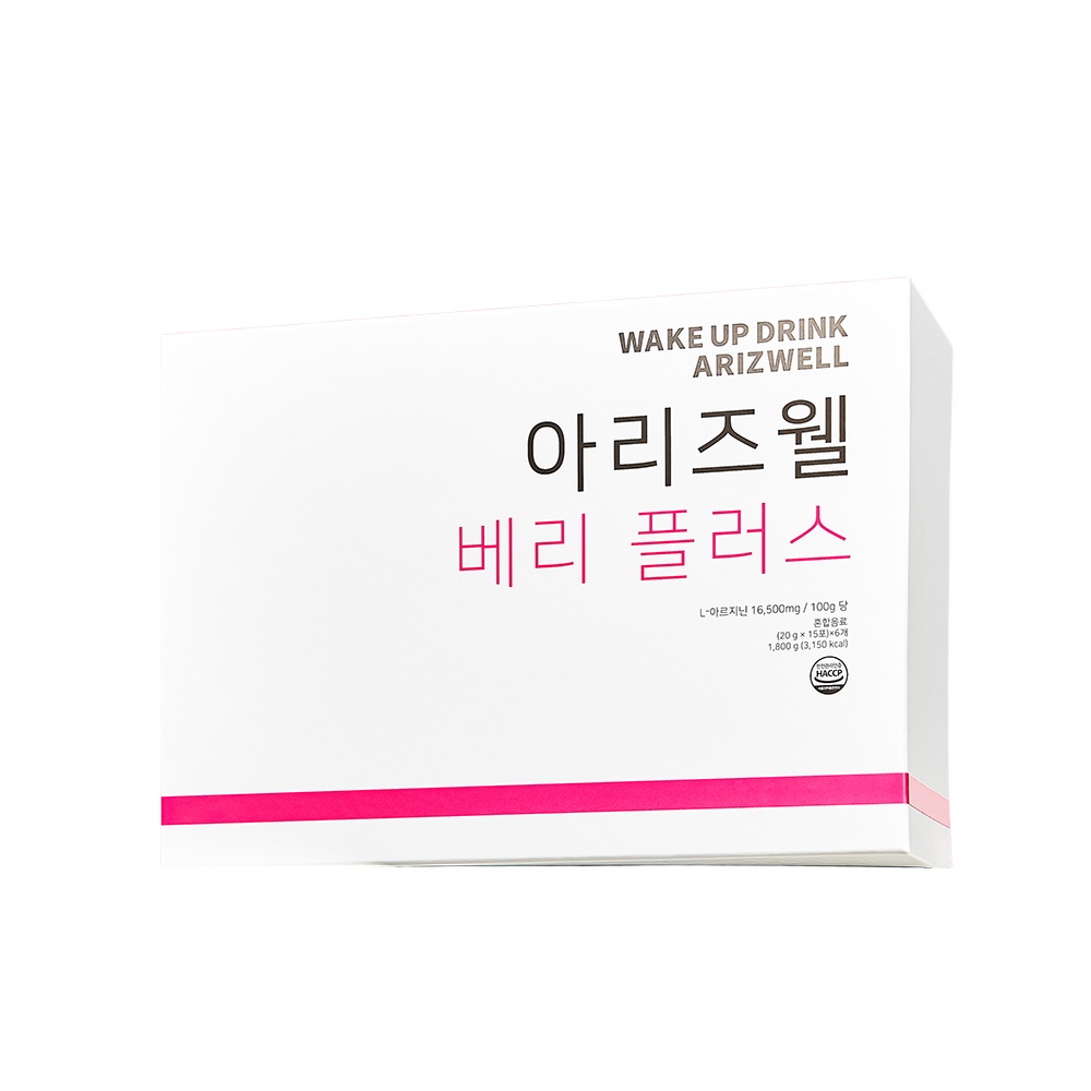 [<b>아리즈웰</b> 베리 플러스 90포] 농축액상형 국내산 L<b>아르기닌</b>(<b>아르지닌</b>) 3300mg