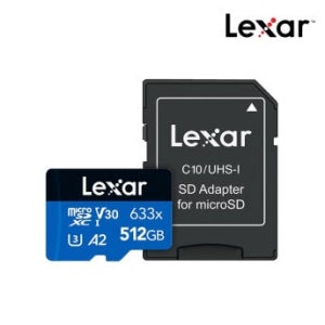 Lexar 633x micro SD 카드 512GB