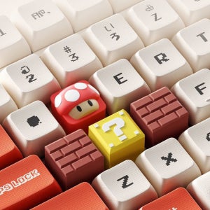 슈퍼마리오 커스텀 키캡 세트 아티산 기계식 ESC 방향키 키보드 꾸미기 사무실 맞춤형 포인트