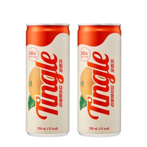 리얼과즙 팅글 리얼에이드 오렌지, 250ml, 30개