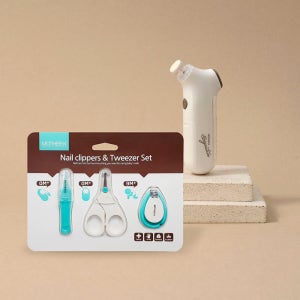 마더케이 신생아 영유아 네일케어 4종 세트 (트리머+손톱가위+핀셋+깎이)