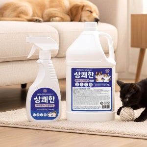 후레쉬포우 I 상쾌한 반려동물 탈취제 강아지 고양이 화장실 냄새 제거 베이비파우더향, 4.55L, 1개