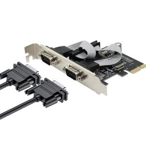 NEXI RS232 시리얼포트 2포트 PCIE 확장 카드 NX312