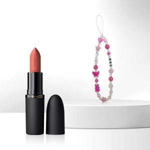 맥 파우더 키스 헤이지 매트 립스틱 3.5g (+ 비즈 스트랩 증정)