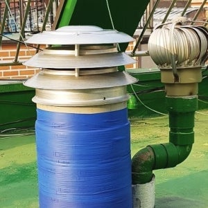 동양공기조화 베르누이흡출기 고정식 벤츄레이터 베르누이흡출기 업소,업자 저가용 벤츄레터 300파이, 알루미늄