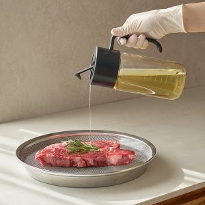 키폴 데일리플러스 내열유리 밀폐 양념통 소스통 참기름병 자동 개폐 오일병 오일 스프레이