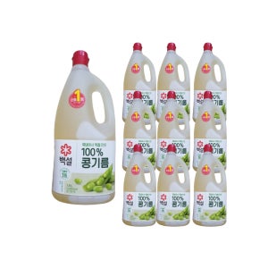 백설 콩식용유 1.8L 10개