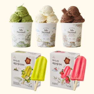 마이노멀 저당 파인트 아이스크림 과일 아이스바 3개 이상 골라담기