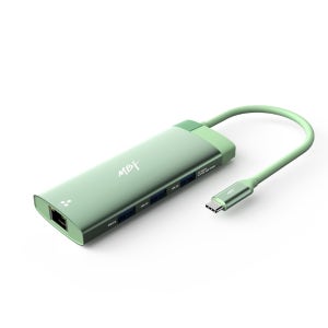 엠비에프 USB C타입 허브 3포트 6in1 4K HDMI 맥북 노트북 멀티허브 그린
