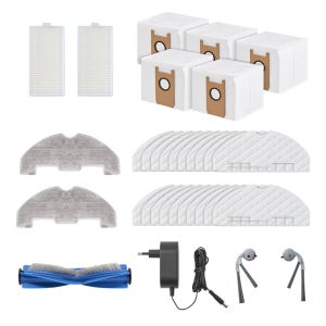 홈리아 로봇청소기 전용 구성품 헤파필터 일회용 물걸레패드 사이드브러시 롤브러시 더스트백