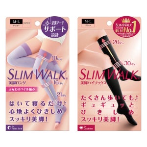 슬림워크 야간용 슈퍼롱 수면 압박스타킹+활동용 압박 니삭스 SET