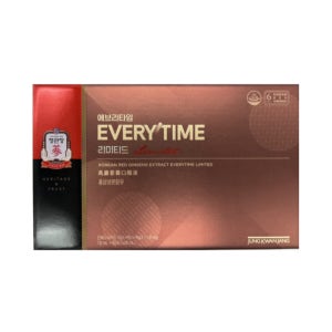 정관장 홍삼정 에브리타임 리미티드 10ml × 50포 지삼함유 짜먹는홍삼