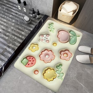 보송보송 3D 착시 발매트 입체 주방매트 40x60cm