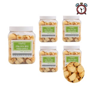 [유통기한 임박] 산들네이처 통 마늘튀김 1kg (200g x 5개)