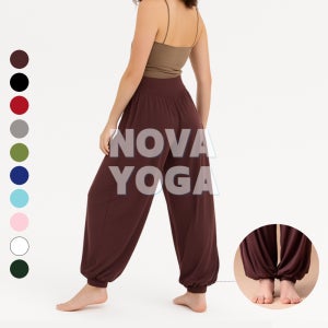 노바요가 모달 빅사이즈 요가복 하의 필라테스 하렘팬츠