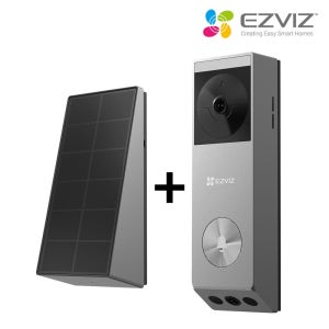 이지비즈 EP3X PRO 듀얼 렌즈 실외용 보안 방범 IP65 태양광 충전 스마트 도어벨