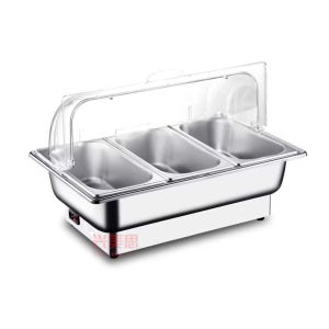 업소용 보온 트레이 단일 용기 9L 주방 식사 칸막이