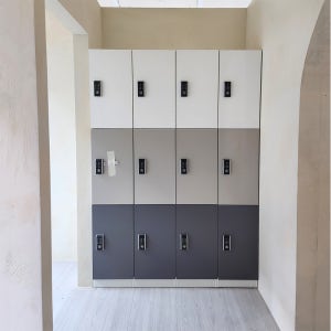 3단 미니 개인 목재 캐비닛 사물함 업소용 수납장 직원용 매장용 사물함 락커룸