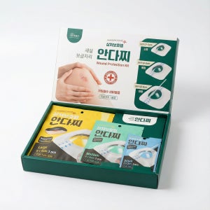 상처보호캡 안다찌 대, 중, 소 3개입 상처패치 상비약[선물용]