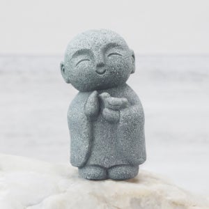 미니 스님 조각상 돌상 손끝의 평화 불교박람회 불교굿즈 피규어 동자승