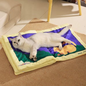 다묘집사 반려묘 마약 방석 고양이 침대 접이식 만화책 쿠션 4단 매트