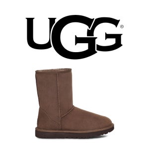 [백화점판] 어그슬리퍼 UGG 오버로크 스티치 숏 부츠 클래식 숏 번트시더