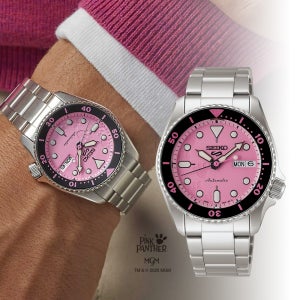 세이코 5 시계 38mm 다이버 핑크팬더 한정판 SRPM07K1 SKX 백화점AS