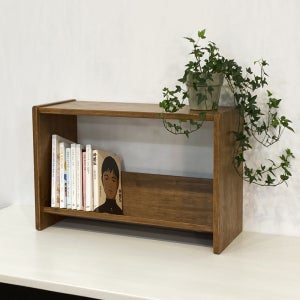 모리의하루 원목 미니책꽂이 책상위 탁상 간이책꽂이 미니책장