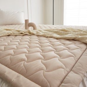 한일의료기 카본탄소매트 워셔블 전자파없는 프리미엄 더블 2인용, 150x200cm, 베이지/스핀