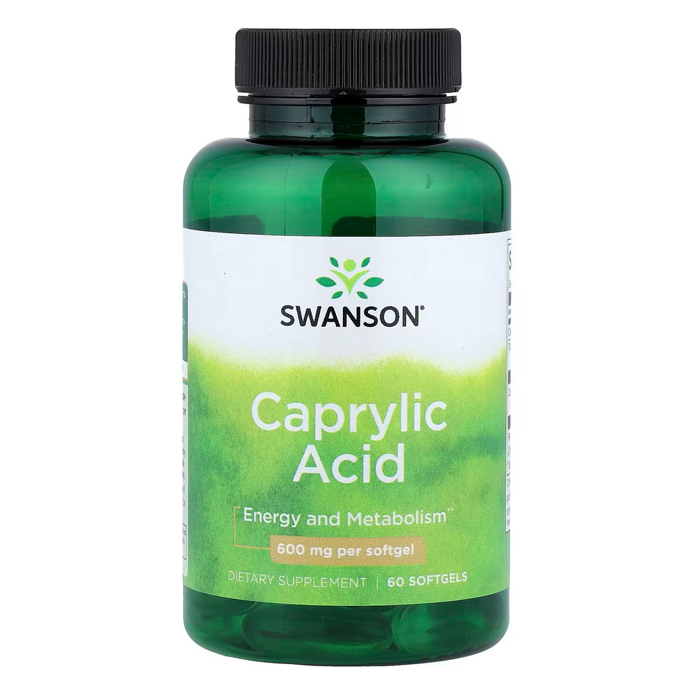 스완슨 카프릴릭 애씨드 <b>카프릴산</b> 600mg 60소프트젤