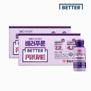 동화약품 푸룬주스 배러 푸룬 베러 푸른 임산부 추천 푸룬 10개입, 2개