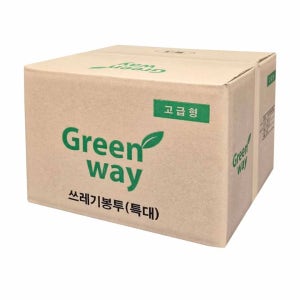 쓰레기봉투 배접 특대 300매 1박스 재활용 분리수거 비닐봉투 대용량