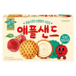 크라운 국희 애플샌드 272g 4개