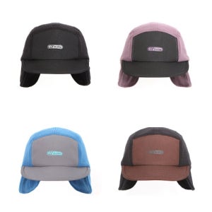 4컬러 플리스 귀달이 캡 방한 겨울 군밤 귀덮는 캠프캡모자