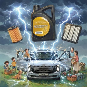 디올뉴 팰리세이드2.5 하브 순정 오일 세트