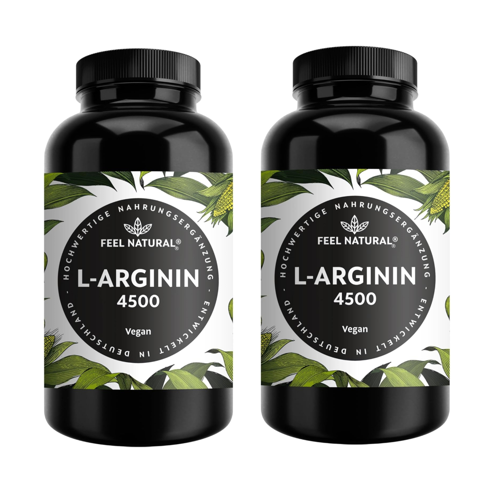 Feel Natural 필네츄럴 L아르기닌 4500mg 비건 365캡슐 x2