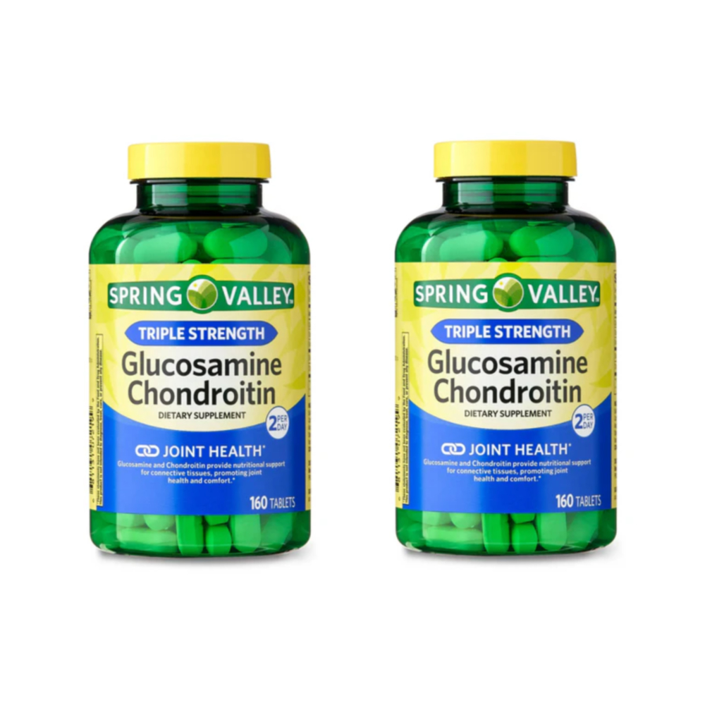 <b>스프링벨리</b> 글루코사민 콘드로이친 160정 x2
