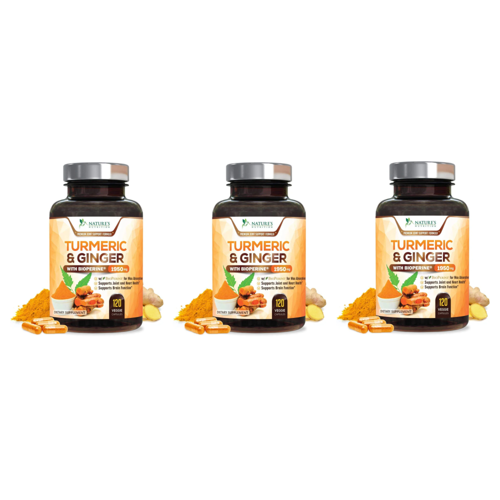 <b>네이처뉴트리션</b> 터메릭 진저 1950mg 240캡슐 x3