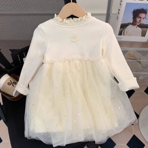 여아 겨울 기모 원피스 유아 아동 아기 공주 샤원피스 여자아이 하객룩