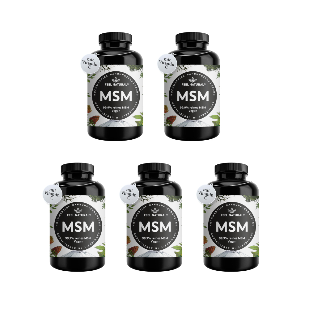 <b>필</b> 네추럴 MSM 2000mg 365개입 5개 Feel Natural